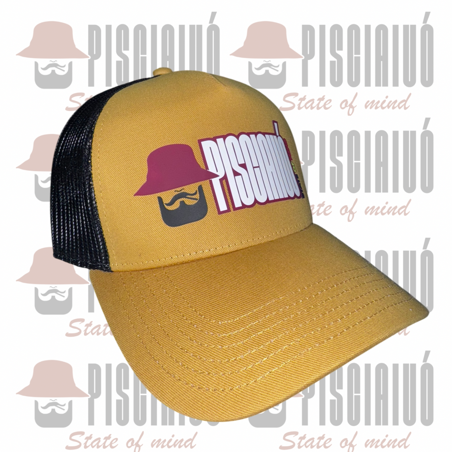 Cappello TRUKER con patch in silicone colorata