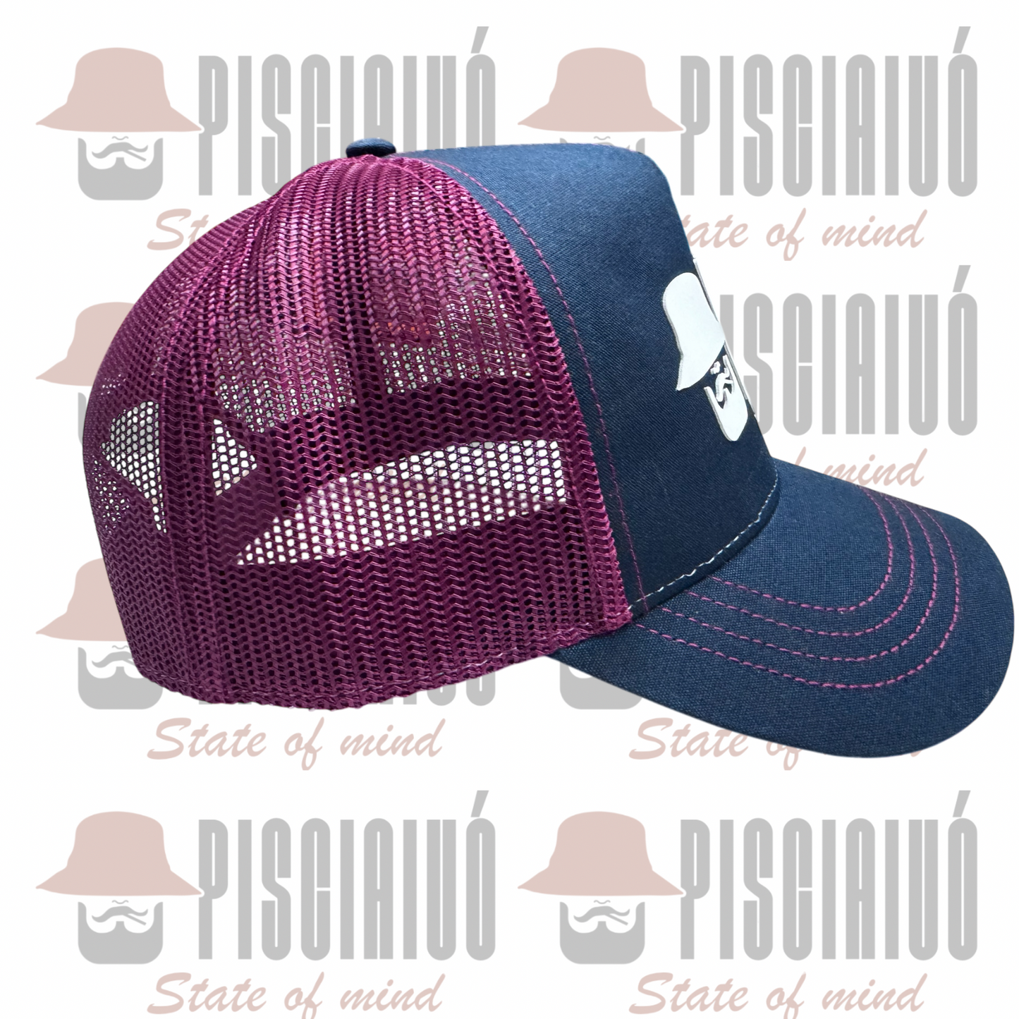 Cappellino patch bianca