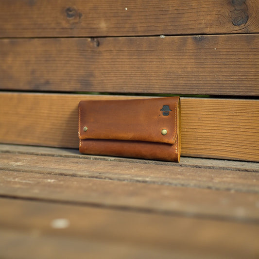 Porta tabacco vera pelle