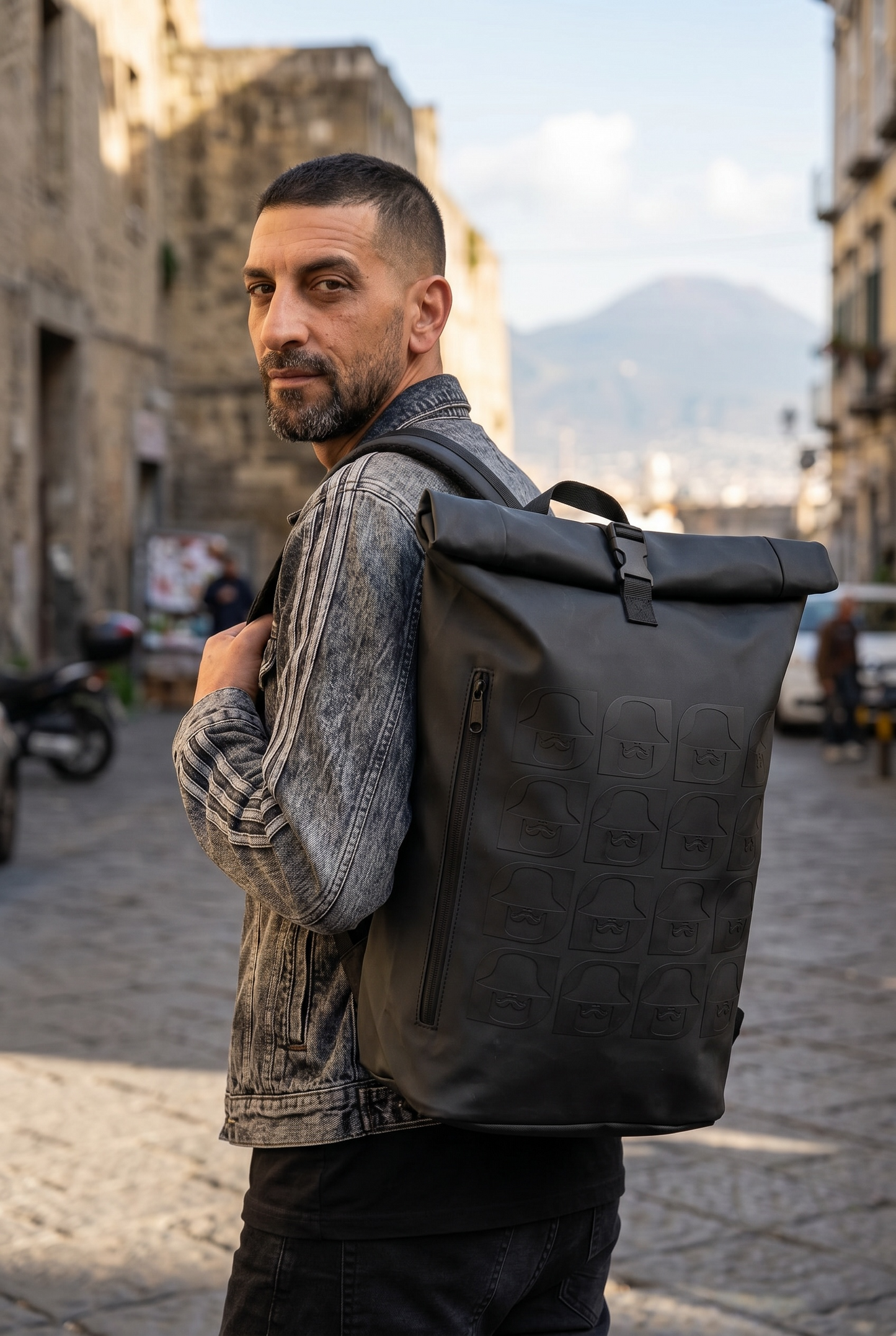 Zaino RollTop Face