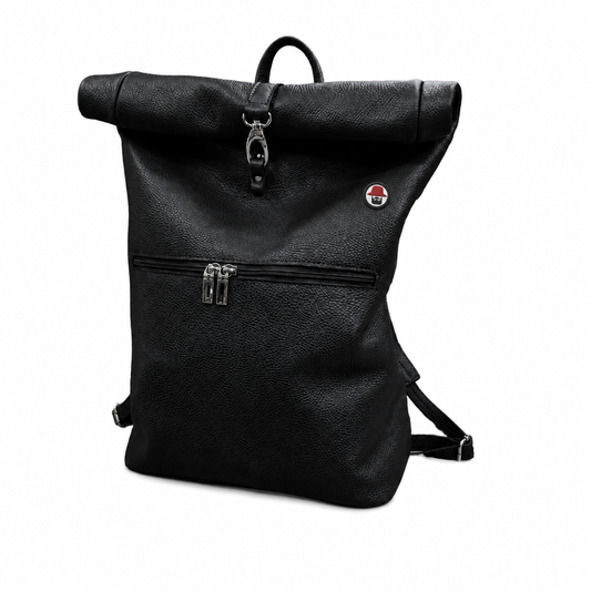 Zaino Roll Top vera, pelle ￼
