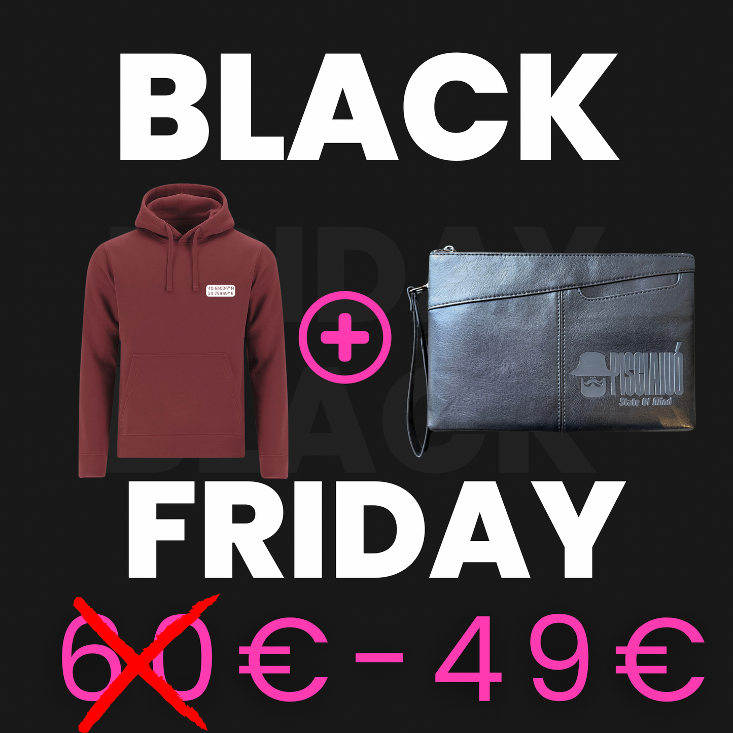 Combo Felpa identità + Pochette